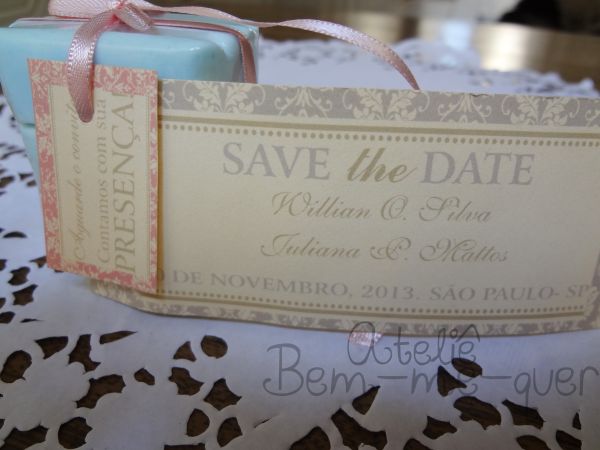 Sabonete Save the Date